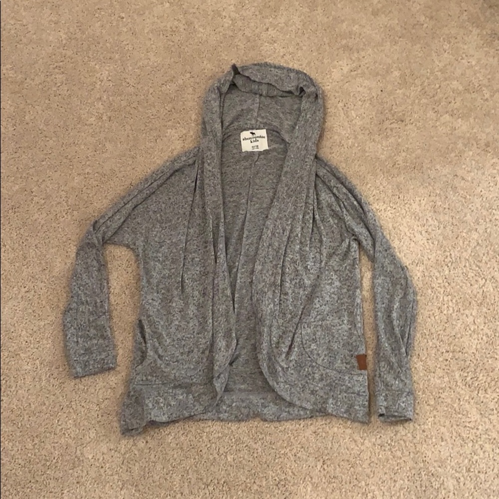 Girls grey cardigan